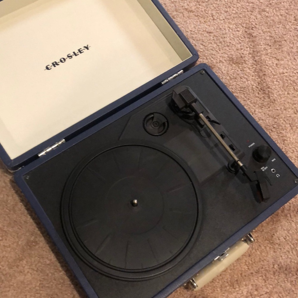 Lightly used crosley record player